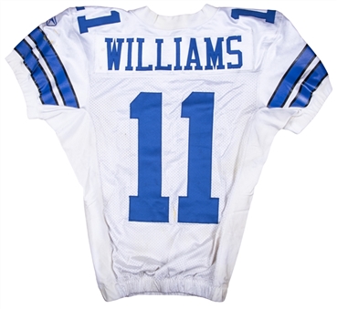 2009 Roy Williams Game Used Dallas Cowboys Home Jersey Photo Matched To 11/22/2009 (Steiner)